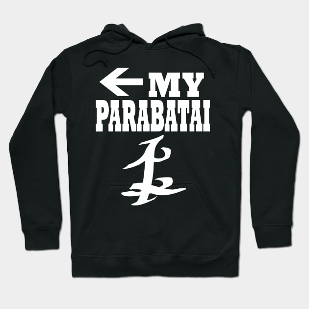 My Parabatai (left arrow) Hoodie by alexbookpages